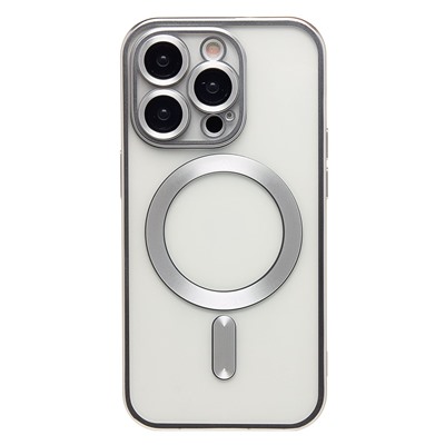 Чехол-накладка - SM027 SafeMag для "Apple iPhone 14 Pro" (silver) (232358)