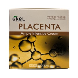 Крем для лица ампульный с плацентой Ample Intensive Cream Placenta Ekel, Корея, 100 г Акция