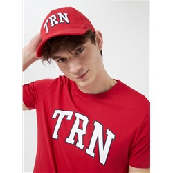 Бейсболка с логотипом TRN Ярко-красный