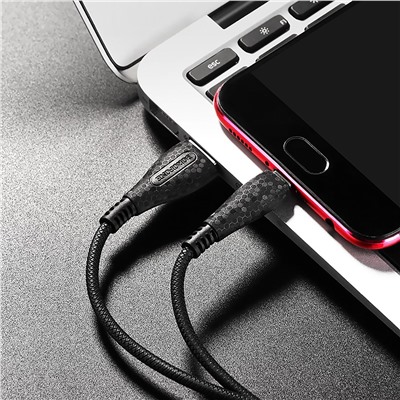 Кабель USB - micro USB Borofone BX38 Cool (повр. уп)  100см 2,4A  (black)