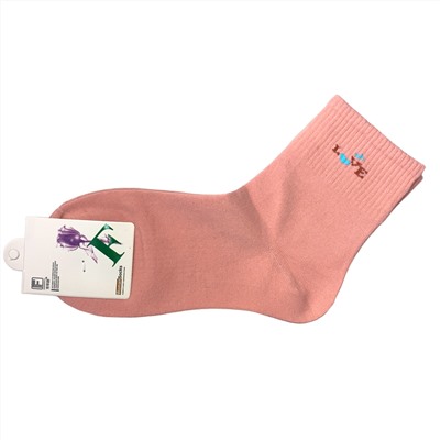 FANGFEILU, носки женские, цвет: персиковый, размер 36-38