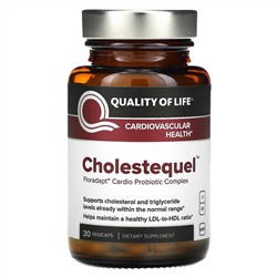 Quality of Life Labs, холестекель, 30 вегетарианских капсул
