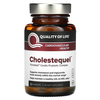 Quality of Life Labs, холестекель, 30 вегетарианских капсул