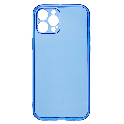 Чехол-накладка - SC344 для "Apple iPhone 12 Pro Max" (transparent/blue) (232050)