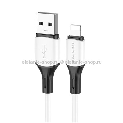 Кабель Borofone BX79 USB-A to Lightning 1m White (15)