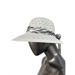 Летняя женская шляпа, цвет белый