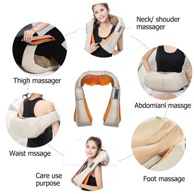 Массажная подушка для шеи и плеч Massager of Neck Kneading