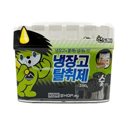 Ароматизатор - освежитель для холодильника Древесный уголь ODOR FRI SDK, Корея, 200 г Акция