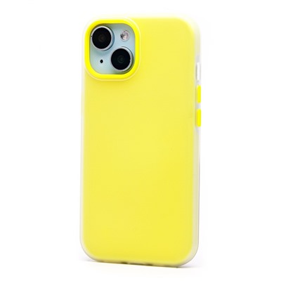 Чехол-накладка - SC346 для "Apple iPhone 15" (yellow) (232462)