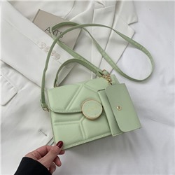 Набор сумок из 2 предметов, арт А103, цвет:зеленый