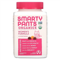 SmartyPants, Органический комплекс для женщин, 120 вегетарианских жевательных таблеток