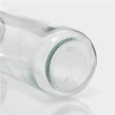 Бутылка для воды стеклянная в чехле «У моря», 300 мл, h=17,5 см, рисунок МИКС