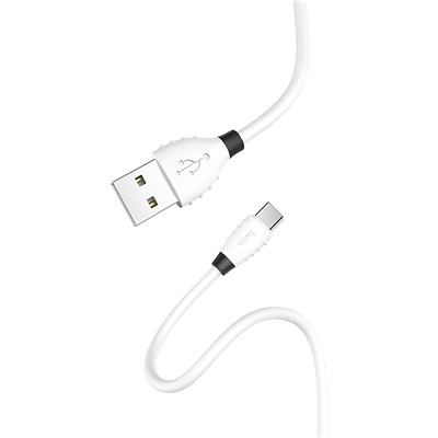 Кабель USB - Type-C Hoco X27 Excellent  120см 2,4A  (white)