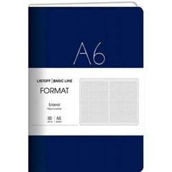 Блокнот А6+  60л ЛАЙТ "Format. No 3" иск.кожа БФФК6604341 Эксмо