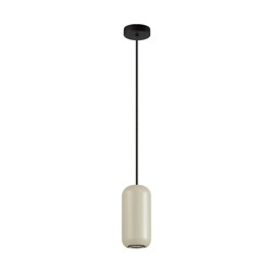 5060/1G PENDANT ODL24 313 цвет слонов.кости/черный/металл Подвес GU10 LED 4W COCOON