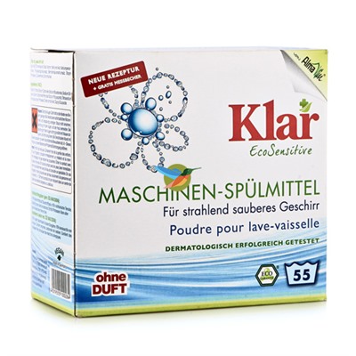 Порошок для посудомоечной машины Klar, 1.38 кг