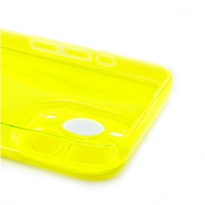 Чехол-накладка - SC344 для "Apple iPhone 15 Pro Max" (transparent/yellow) (232001)