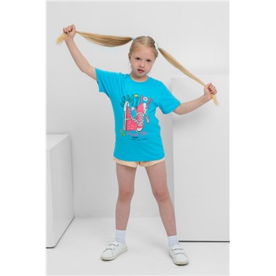 футболка детская с принтом 7448 (Голубой)