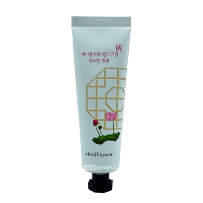 Крем для рук Нежный лотос The Pure Lotus Hand Cream Mediflower, Корея, 50 г Акция