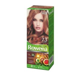 Rowena soft silk Стойкая крем-краска для волос тон 7.3 карамель