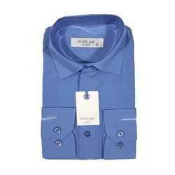 CL2936C Рубашка для мальчика дл.рукав Poplar (голубой)