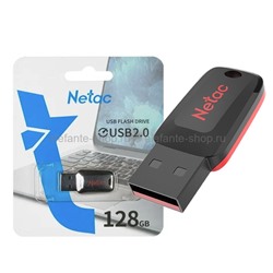Флеш-накопитель USB2.0 128GB Netac U197 Mini Black Red (UM)