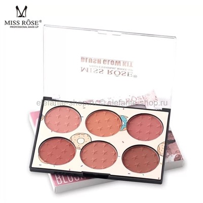 Палетка теней Miss Rose Blush Glow Kit #01 (106)