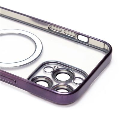 Чехол-накладка - SM027 SafeMag для "Apple iPhone 14 Pro Max" (dark violet)