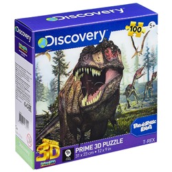 Пазл 3D "Тираннозавр" 100 детал., 5+