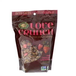 Nature's Path, Love Crunch, премиальная органическая гранола, с черным шоколадом и красными ягодами, 325 г (11,5 унции)