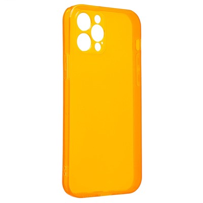 Чехол-накладка - SC344 для "Apple iPhone 12 Pro" (transparent/orange) (232052)