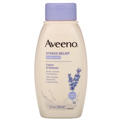 Aveeno, Active Naturals, гель для душа с расслабляющим действием, 354 мл (12 жидких унций)