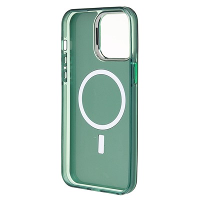Чехол-накладка - SM025 SafeMag для "Apple iPhone 14 Pro Max" (green) (232097)
