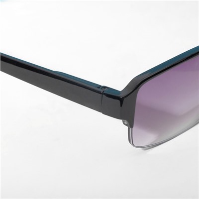 Готовые очки Восток 0056 тонированные, цвет чёрный, отгибающаяся дужка, -4.5
