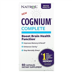Natrol, Cognium Complete, 60 Capsules