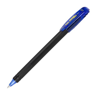 Ручка гелевая Pentel Energel 417, чёрный корпус, быстросохнущие чернила, узел 0.7 мм, чернила синие