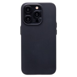 Чехол-накладка - PC091 для "Apple iPhone 15 Pro" (matte transparent/black) (232315)