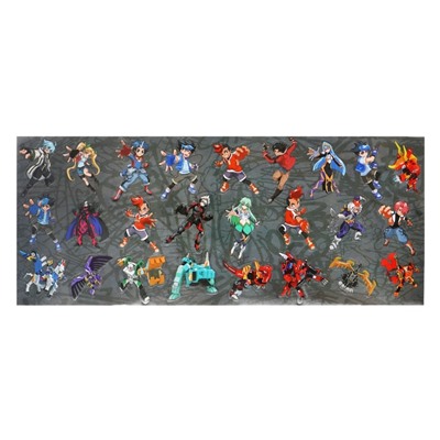 Набор для рисования 114 предметов в пластиковом тубусе "Дикие Скричеры" (восковые карандаши 12 цветов + наклейки + блокнот)
