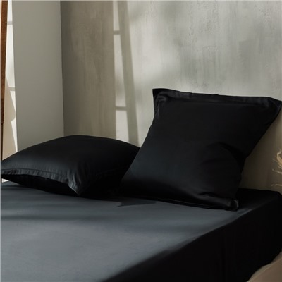 Простыня SL Home Tencel 160*235 см , цв. чёрный