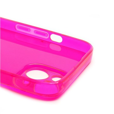 Чехол-накладка - SC344 для "Apple iPhone 14" (transparent/pink) (232028)