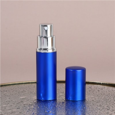 Флакон для парфюма, с распылителем, 10 мл, цвет синий