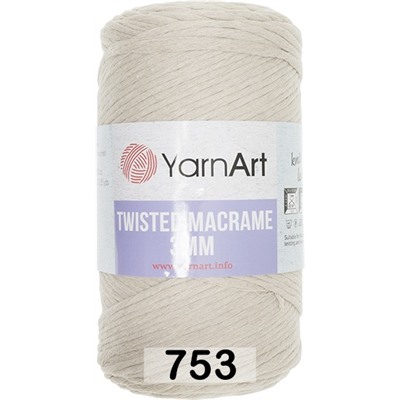 Пряжа Yarnart Macrame Twisted 3 Mm