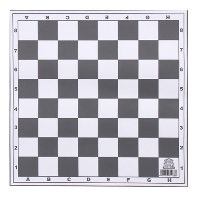 Шахматное поле "Время игры", виниловое, 30 х 30 см
