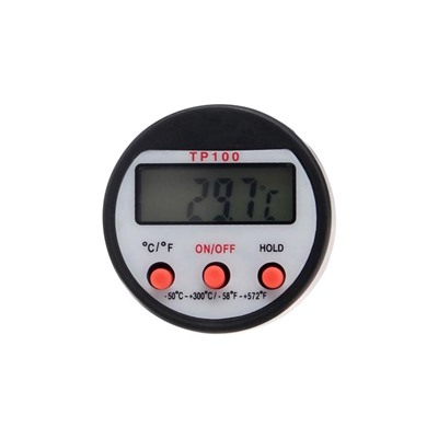 Термощуп кухонный TP-100, максимальная температура 300 °C, от LR44, черный