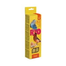 Палочки RIO для всех видов птиц, с яйцом и ракушечником, 2 х 40 г