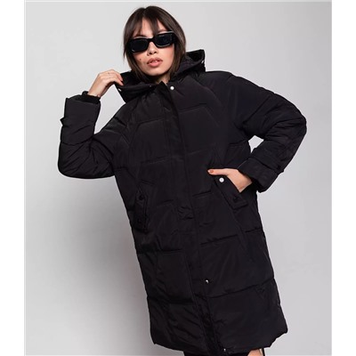 Пальто #КТ018, чёрный