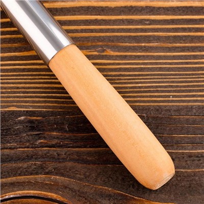 Поварешка для казана узбекская 46см, светлая деревянная ручка