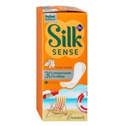 Прокладки Ola! Silk Sense Light ежедневные стринг-мультиформ тонкие ароматизированные Иланг-Иланг 30 шт