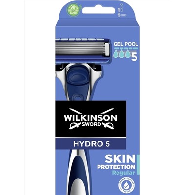 Станок для бритья Schick (Wilkinson Sword) HYDRO-5 Skin Protection Regular (+1 кассета)