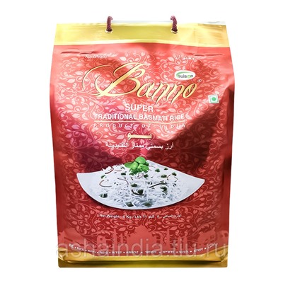 Banno Super Traditional Basmati Rice 5kg / Рис Басмати Супер Традиционный 5кг